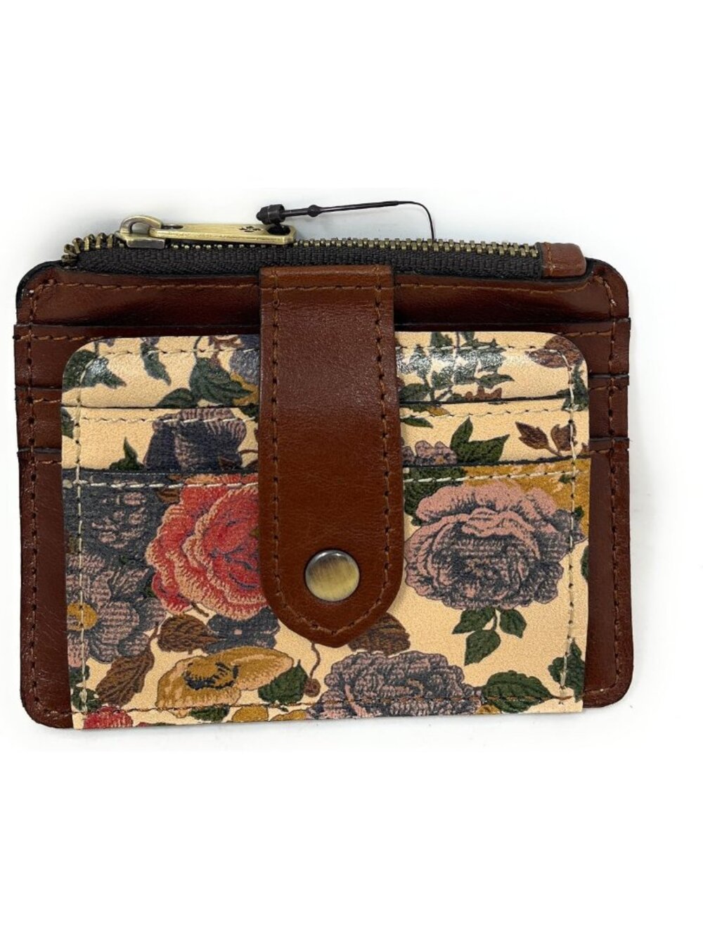 Stylish Leather ID Card Case Wallet in Natural - Compact & Functional Accessory